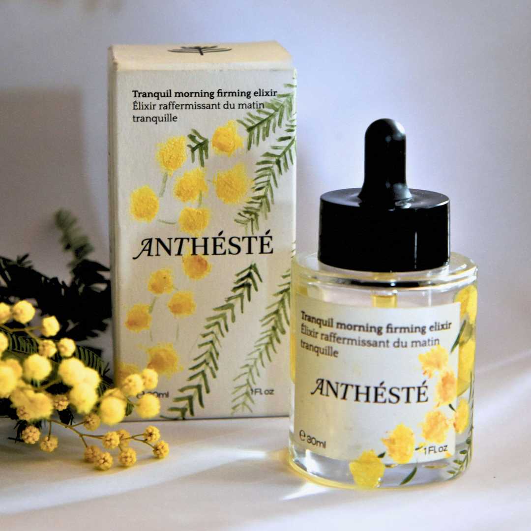 Exclusive Limited Edition Hand-Painted Packaging Inspired by the Mimosa Blossoms